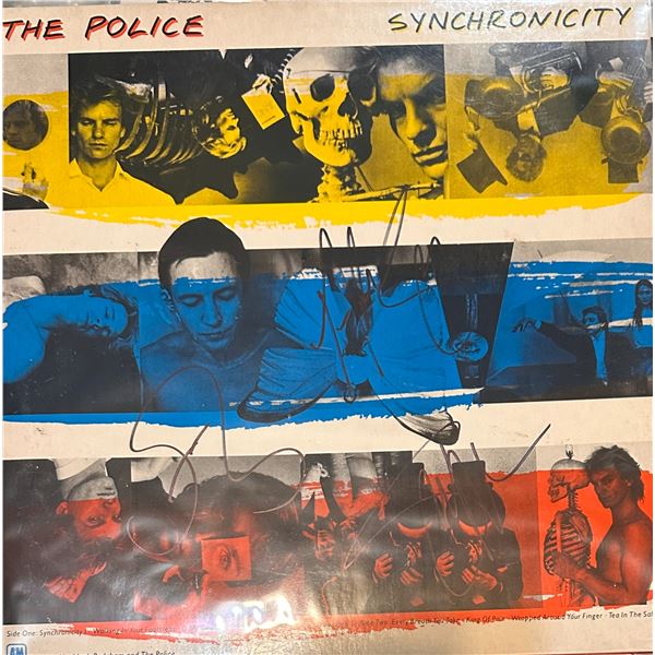The Police Autographed ALBUM Sting!