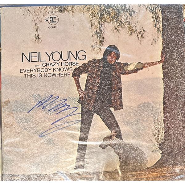 Neil Young Autographed Album
