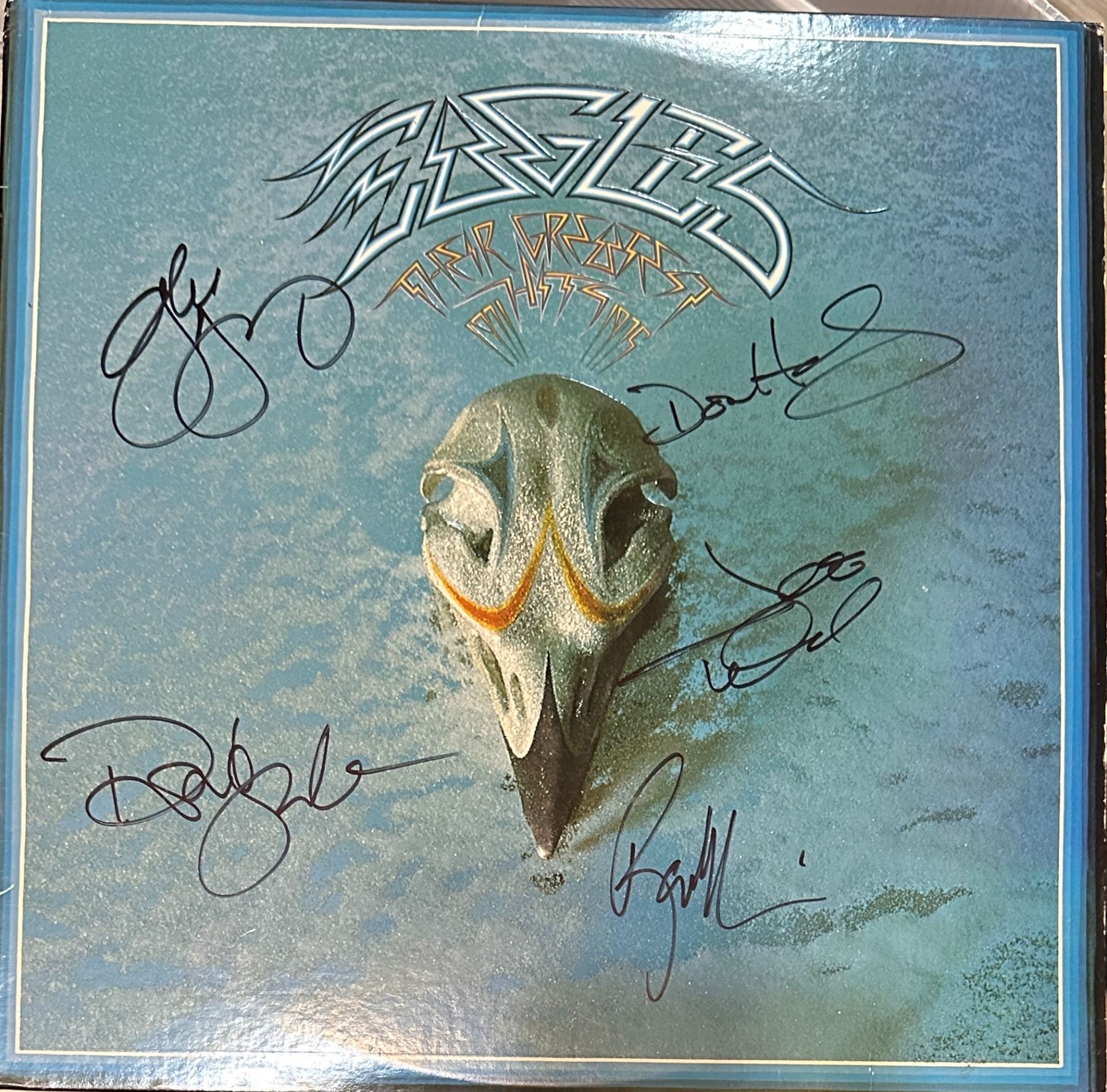 The Eagles Autographed Album