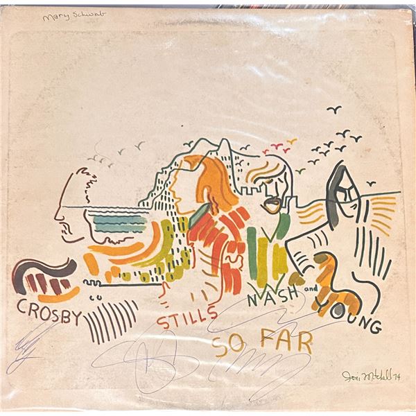 CSNY Autographed Album