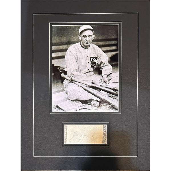 Joe Jackson Autographed Display