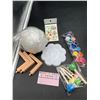 Image 2 : Paint Your Own Bear Lamp Kit, Art Supplies & Crafts Kit, DIY Night Light for Kids 6-12, Diamond Set 