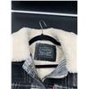 Image 2 : Levi's Plaid Coat with Sherpa Lining (M)