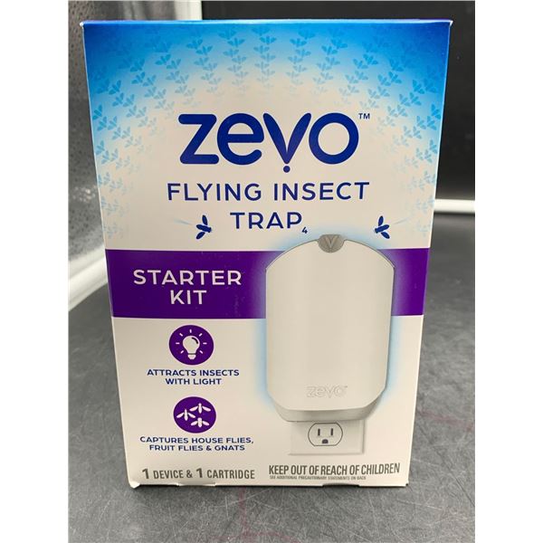 Zevo Flying Insect Trap Starter Kit, 1 device & 1 cartridge