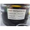 Image 2 : Duct Ventilator Fan 80w model FD-200, 110v