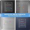 Image 1 : Acrylic Calendar for Fridge, Monthly Clear Acrylic Magnetic Dry Erase Board for Refrigerator, Set of