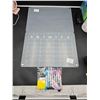 Image 2 : Acrylic Calendar for Fridge, Monthly Clear Acrylic Magnetic Dry Erase Board for Refrigerator, Set of