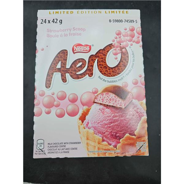Aero Strawberry Scoop Flavour Candy Bars (24 x 42g)