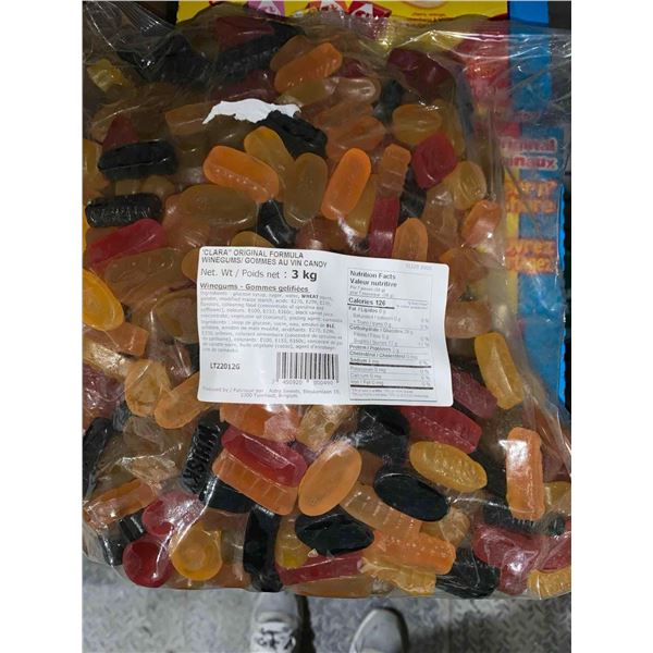 CASE LOT - Clara Original Winegums 3 KG