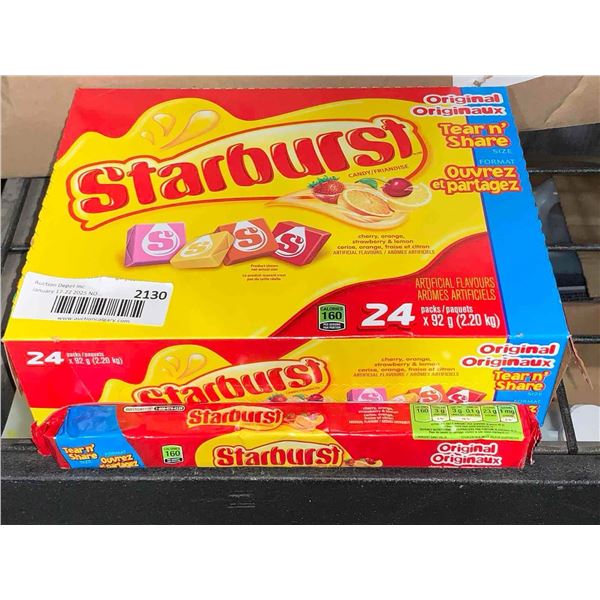 CASE LOT - Starburst Original Tear n' Share Size Candy 24x92g