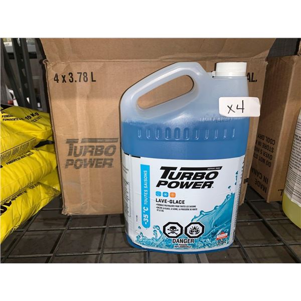 CASE LOT - Turbo Power Windshield Washer -35° 4 x 3.78L