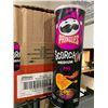 Image 2 : CASE LOT - Pringles Scorchin BBQ Medium Potato Chips 14 x 156g