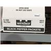 Image 1 : CASE LOT - Windsor Black Pepper Individual Packets 6 x 1000