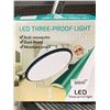 Image 2 : LED Ceiling Light Three-proof Light IP54 Black 24W