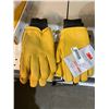Image 1 : 3M Thinsulate Medium Warmth Leather Gloves 2 Pairs