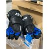 Image 2 : Bauer 18 Hockey Gloves  White / Black Size 15