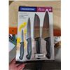 Image 1 : Tramontina 4pk Cook's Knife Set, stain-resistant, high carbon steel