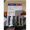 Image 2 : Tramontina 4pk Cook's Knife Set, stain-resistant, high carbon steel
