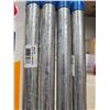 Image 2 : 3/4in x 60in Threaded Glavanized Pipe (4ct)