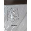 Image 2 : NX4647 Nightstand with Charging Station Black,  Bedside Table Night Stand with Fabric Drawers and Op
