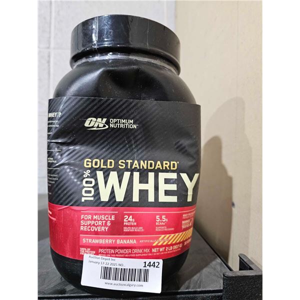 Optimum Nutrition Gold Standard Whey Strawberry Banana (907g)
