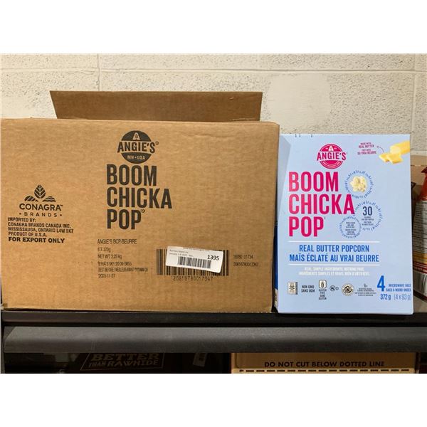 Angie's Boom Chicka Pop Real Butter microwave Popcorn 6 x 372g