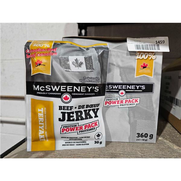 McSweeney's Teriyaki Beef Jerky 12 x 30g
