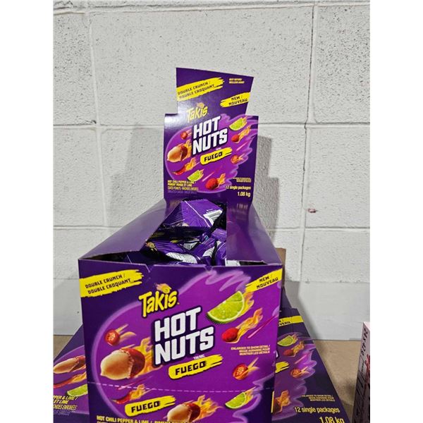 Takis Hot Nuts Snack Packs  3x1.08Kg