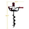 Image 2 : JACKCHEN 1500W Electric Post-Hole Digger with 6-Inch Auger Bit, Earth Auger Drill, Auger Bit Earth A