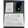 Image 2 : 10.00 CT GRA CERTIFIED ROUND BRILLIANT CUT MOISSANITE STONE VVS D COLOR SET IN CENTER IN 925 SILVER 