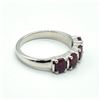 Image 2 : Silver Ruby(1.9ct) Rhodium Plated Ring (~Size 7) (~weight 3.5g)