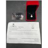 Image 2 : 2.00 CT GRA CERTIFIED ROUND BRILLIANT CUT MOISSANITE STONE VVS D COLOR SET IN CENTER WITH 34 ROUND C