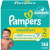 Image 2 : Pampers Swaddlers Diaper Size 2 144 Count