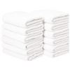 Image 1 : Amazon Basics Cotton Hand Towels - Pack of 12, White