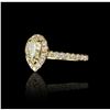 Image 2 : Group - 14KT Yellow Gold 0.89ctw Diamond Unity Ring A4071
