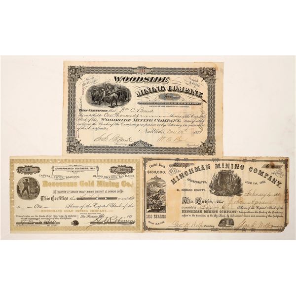 El Dorado County Mining Stocks Group [191441]