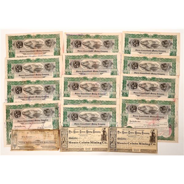 Sierra County Mining Stocks, 1928-1929 [191898]