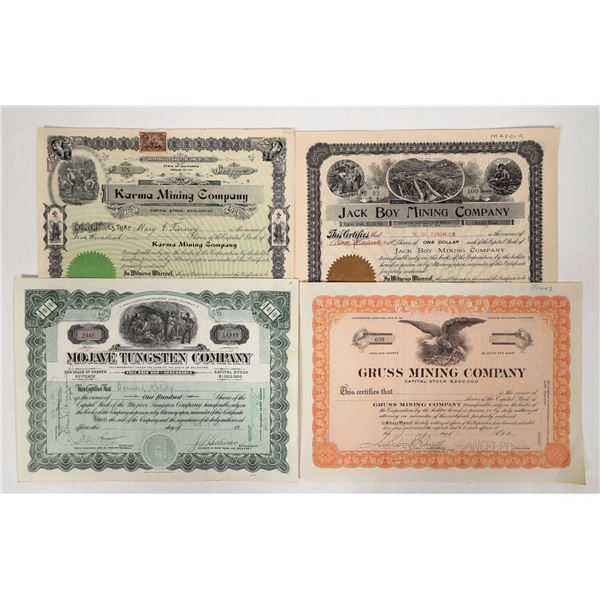 Southern California Mining Stocks, 1880-1917 [191913]