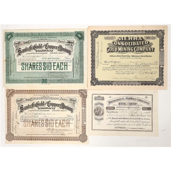 New Mexico Mining Stock Group, 4, 1881-1915 [192473]