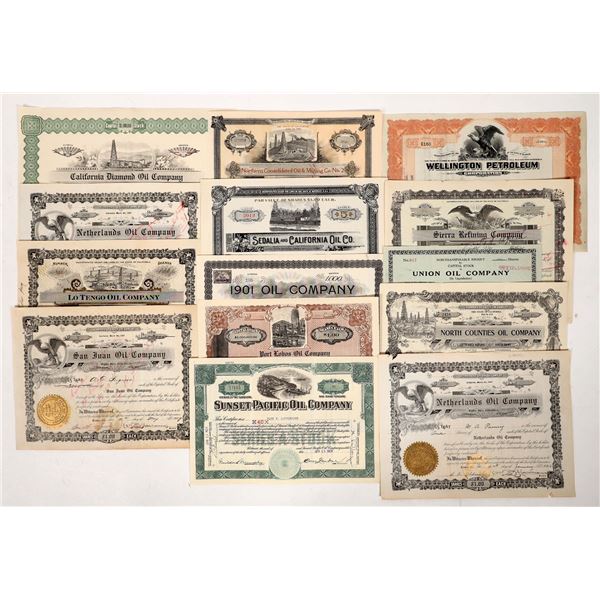 California Oil Stocks, 1900-1929 [192028]