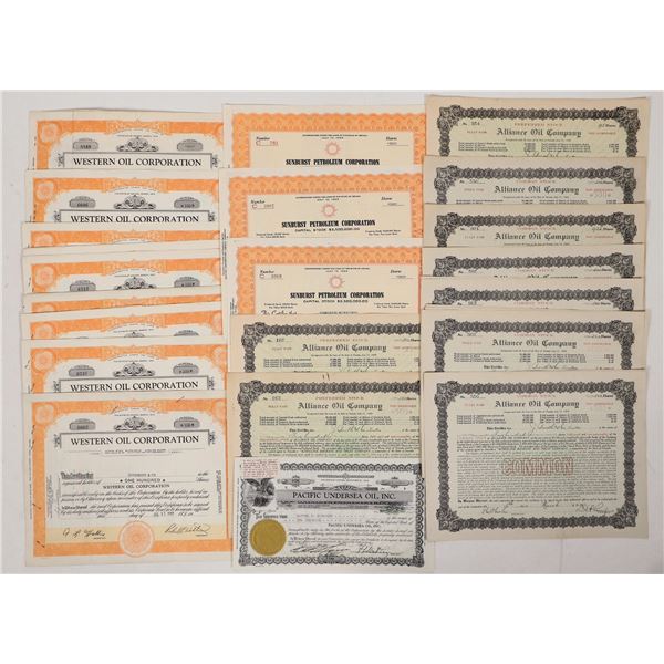 Nevada Oil Stocks Grab Bag, 1911-1963 [192548]