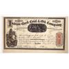 Image 1 : Indian Creek Coal & Oil Stock, 1865 [191632]