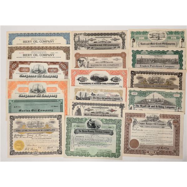 Wyoming Oil Stocks Collection, 1902-1927 [192551]