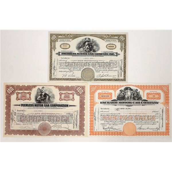 Auto Stocks Trio, 1929-1938 [191865]