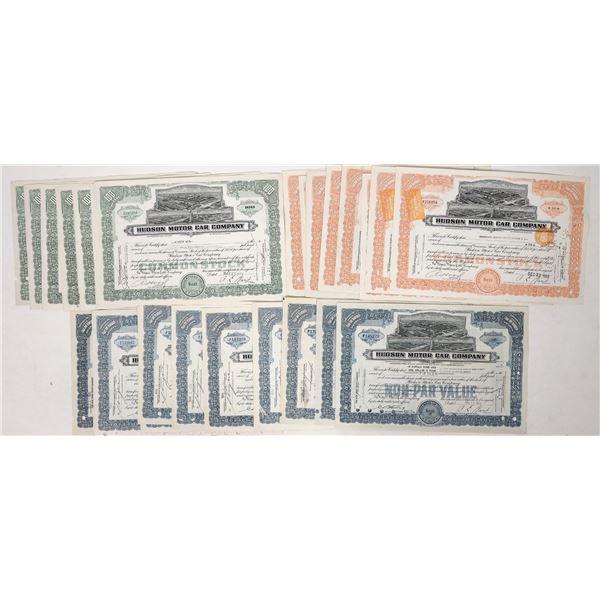 Hudson Motor Car Stocks, 3 Different, 27 [192743]