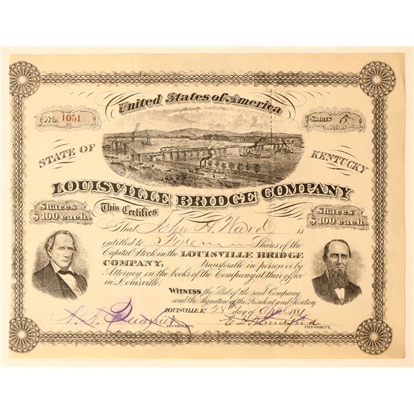 Louisville Bridge Stock, 1881 [190983]
