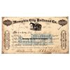Image 1 : Memphis City RR Stock, 1876 [192624]
