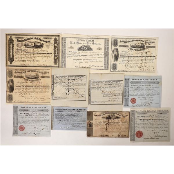 Eastern U.S. Railroad Stocks, Pre Civil War [192652]
