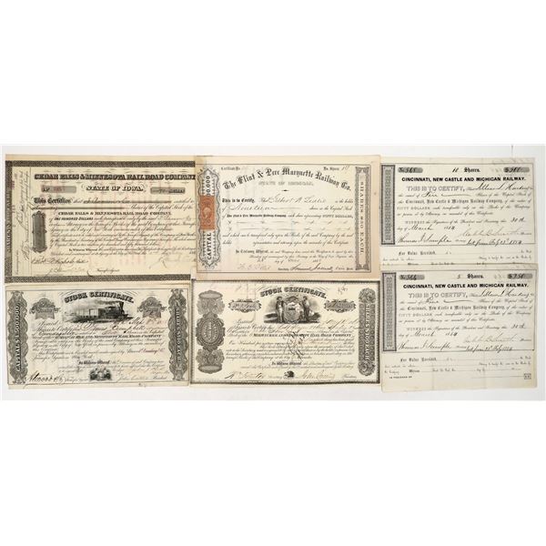 Great Lakes Railroad Stocks, 6 [193018]