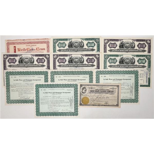 Wine Stocks Group, 1937-1963 [192179]